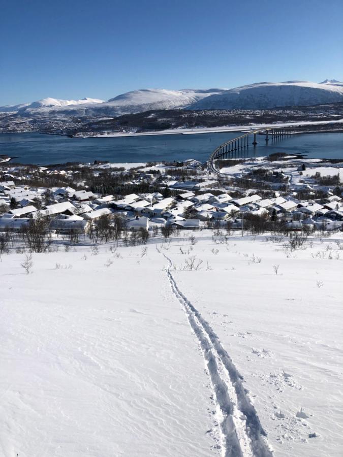 트롬쇠 Moderne Og Trivelig Leilighet, Med Unik Utsikt 아파트 외부 사진